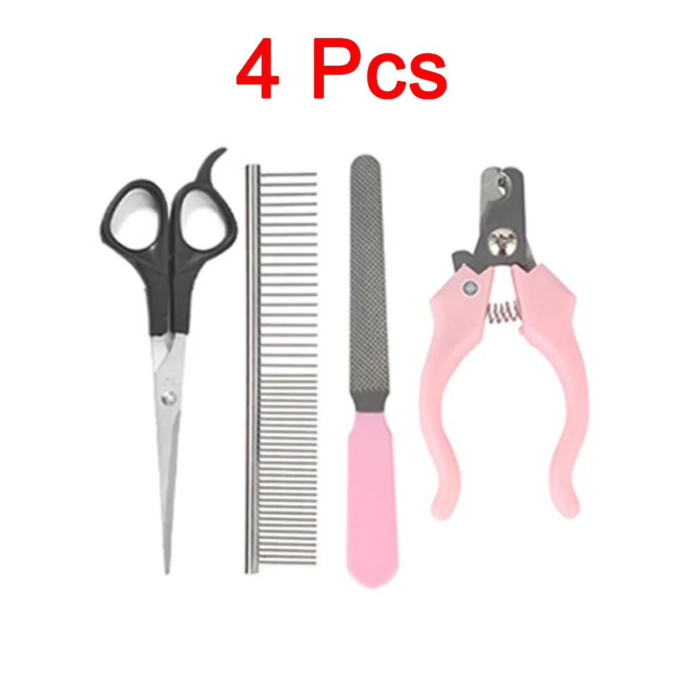Professional Low-Noise Pet Hair Trimmer & Shaver Set