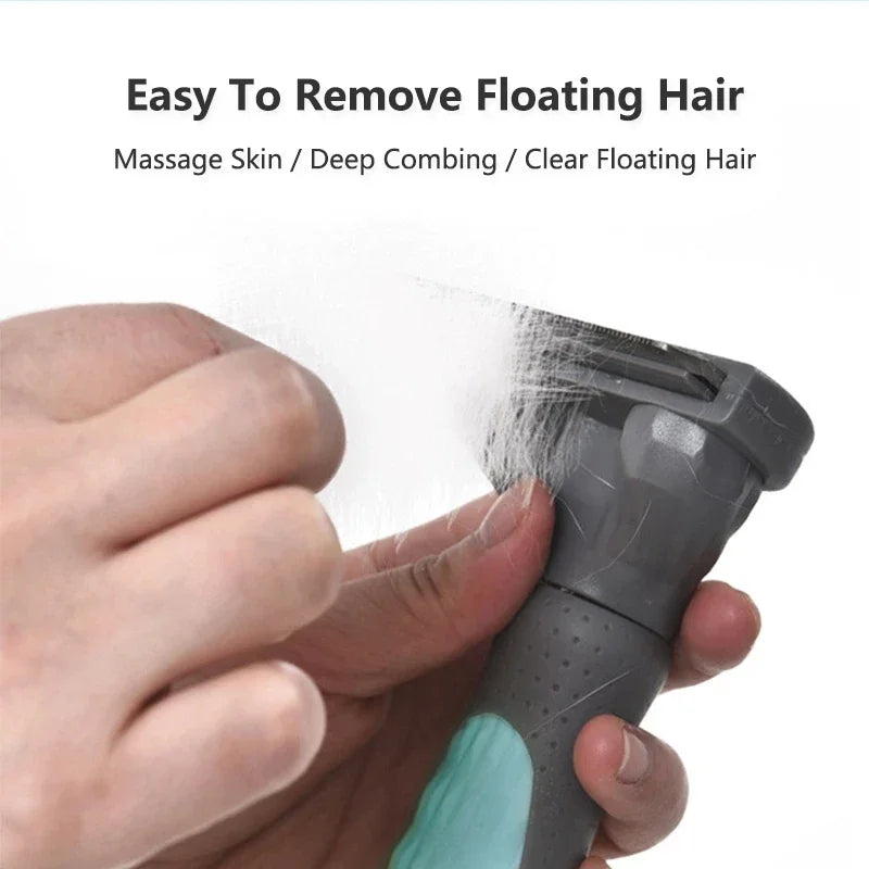Double-Sided Pet Grooming Brush for Dogs & Cats