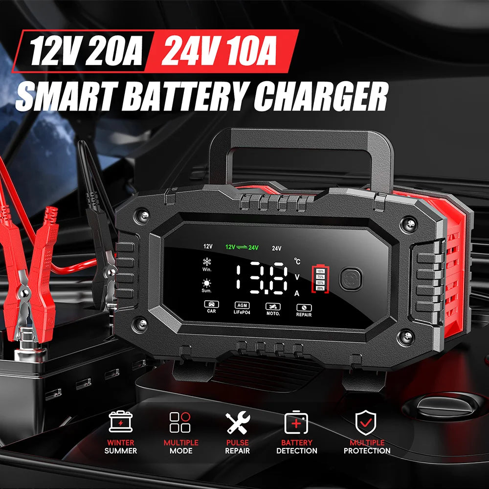 Battery Charger & Repair for AGM, LiFePO4, GEL & Lead-Acid