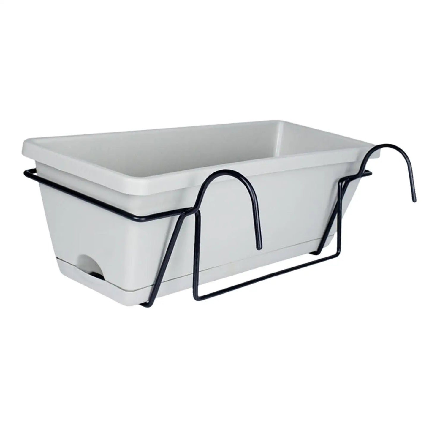 Railing & Window Box Flower Pot for Garden & Yard