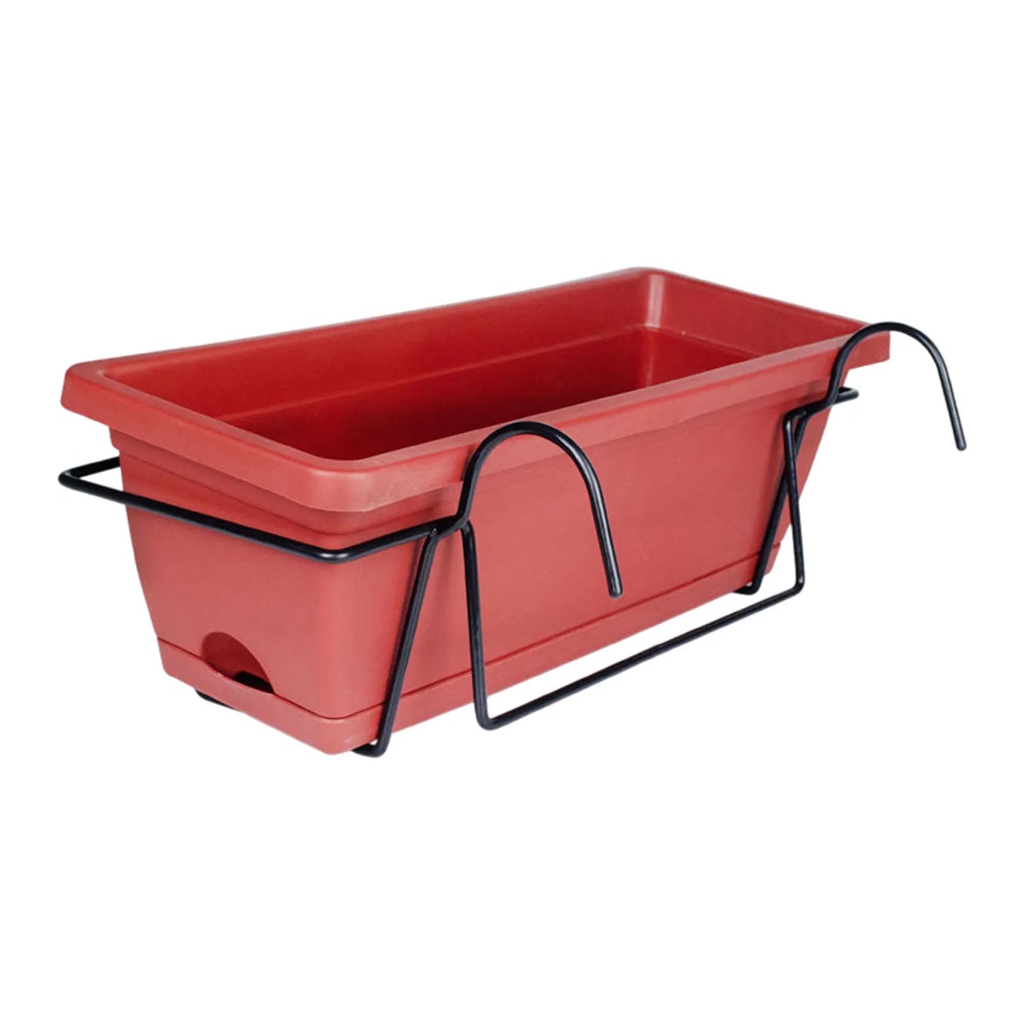 Railing & Window Box Flower Pot for Garden & Yard