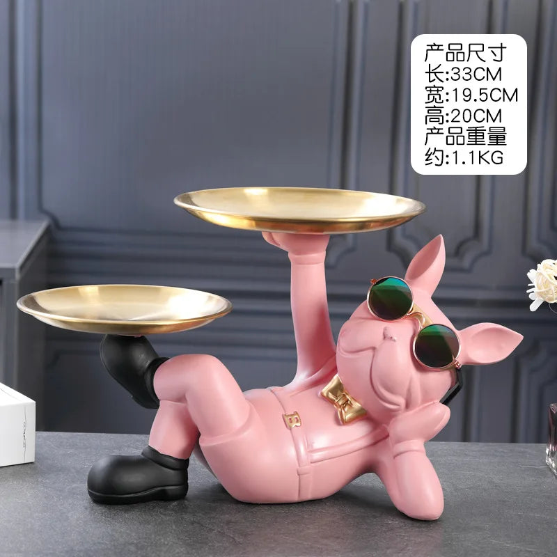 Wealth Dog Key & Candy Tray Ornament