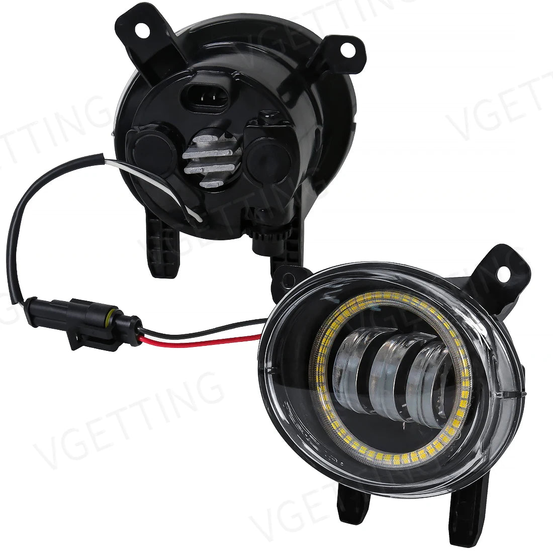 2PCS LED Angel Eye Fog Lamps