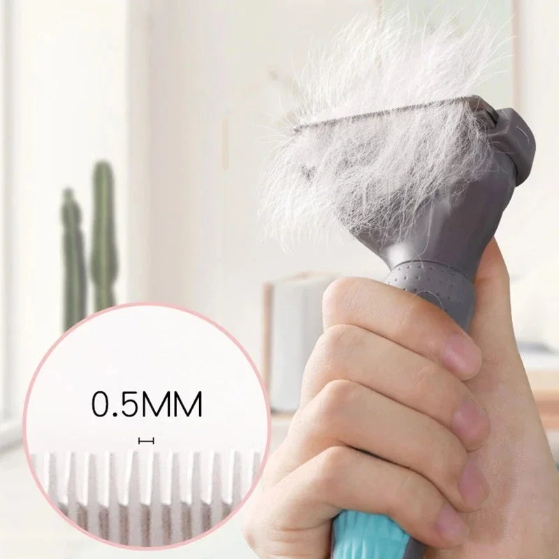 Double-Sided Pet Grooming Brush for Dogs & Cats