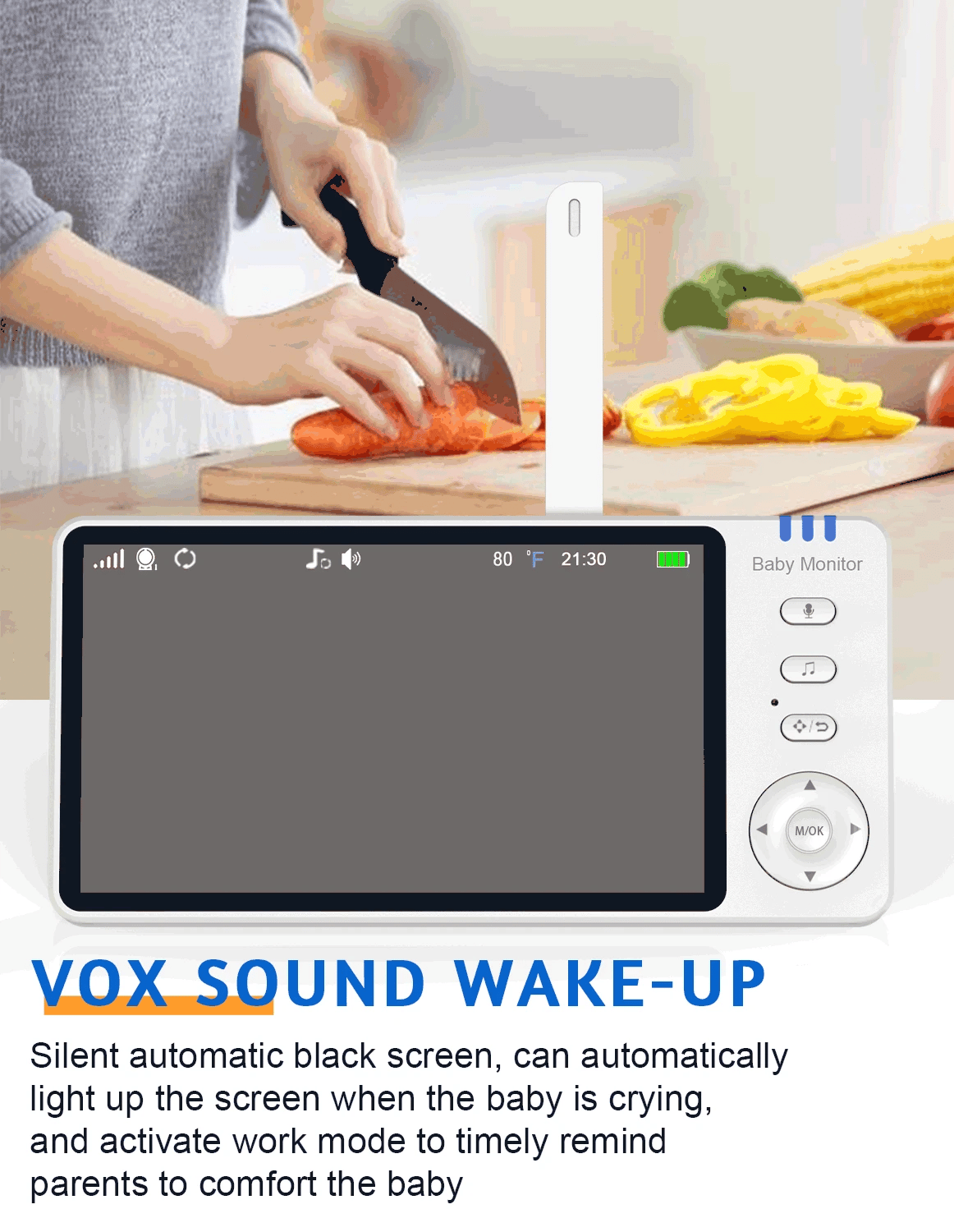 5.0" Wireless Video Baby Monitor