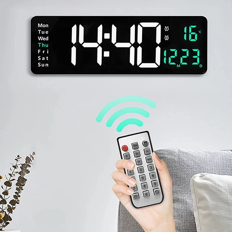 Large Digital Wall Clock