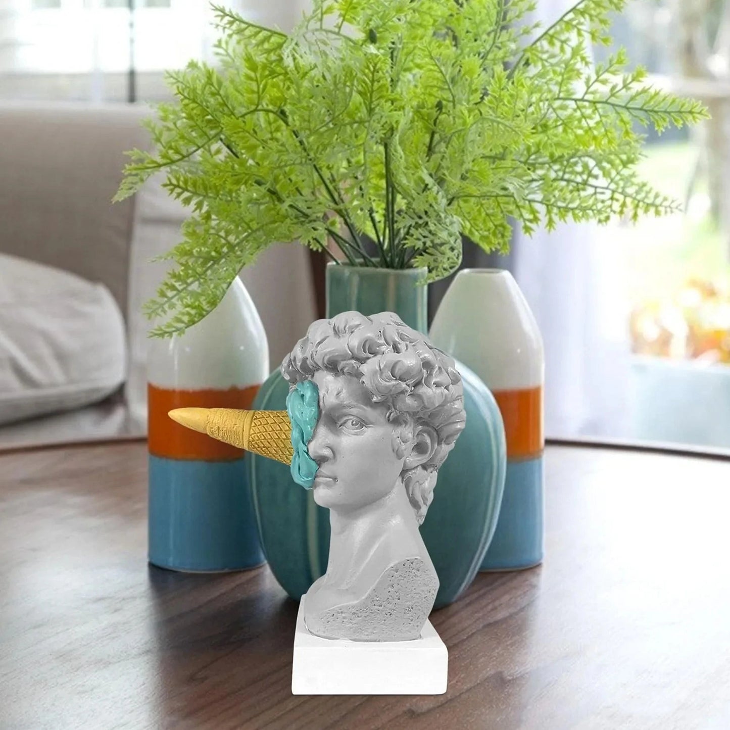 Modern Nordic Ice Cream David Figurine