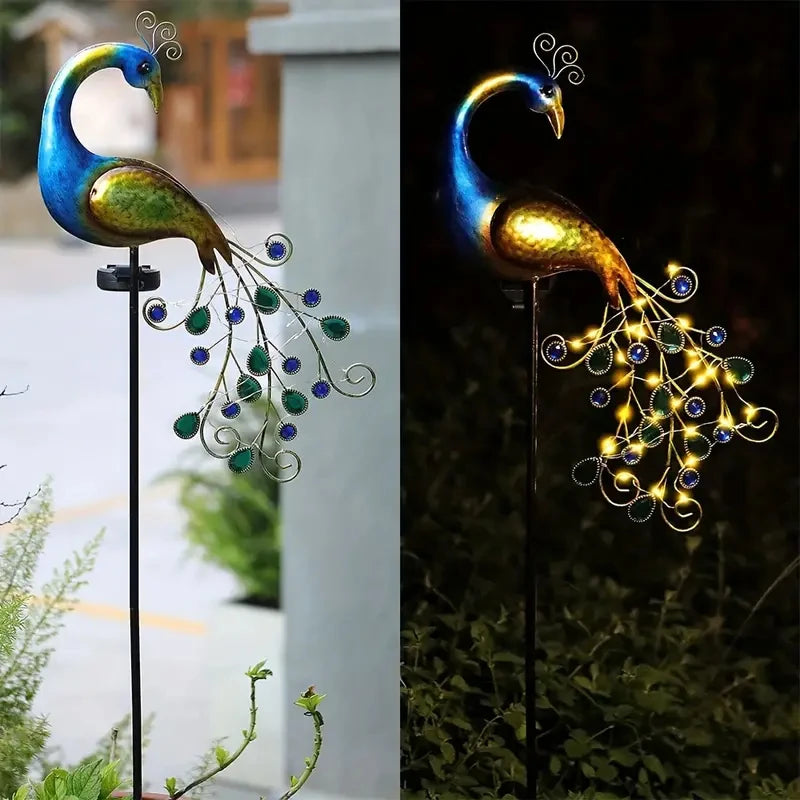Metal Peacock Garden Decor