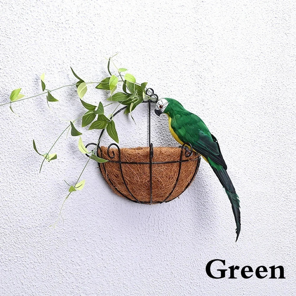 Creative 25/35cm Simulation Parrot Lawn Decoration