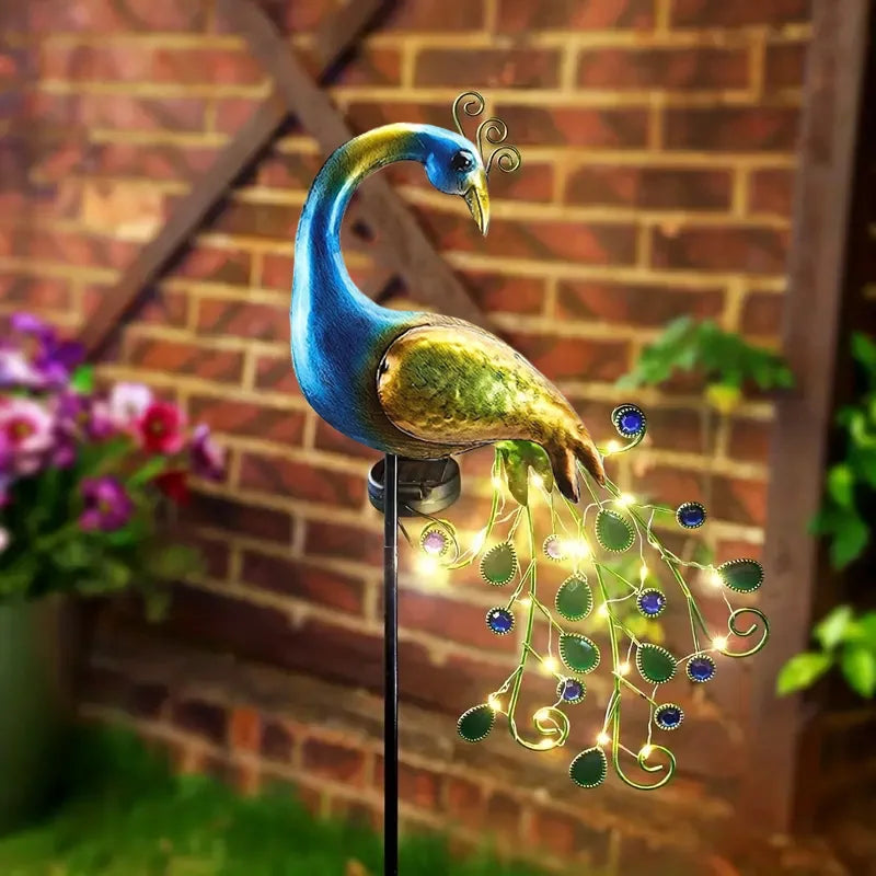 Metal Peacock Garden Decor