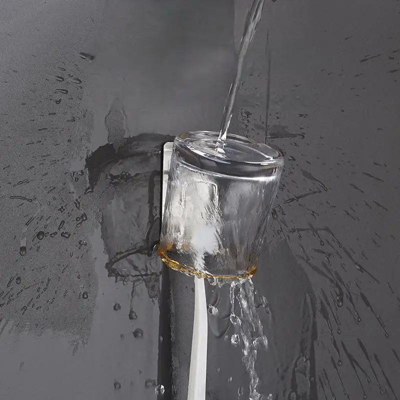 Stainless Steel Wall-Mounted Toothbrush Holder