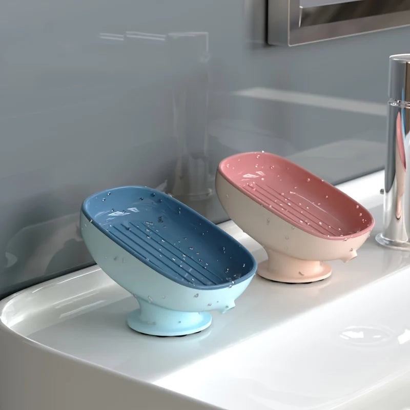 Creative Suction Cup Soap Dish – Bathroom Soap Holder