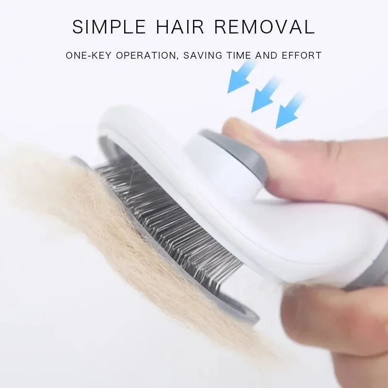 Self-Cleaning Pet Hair Brush