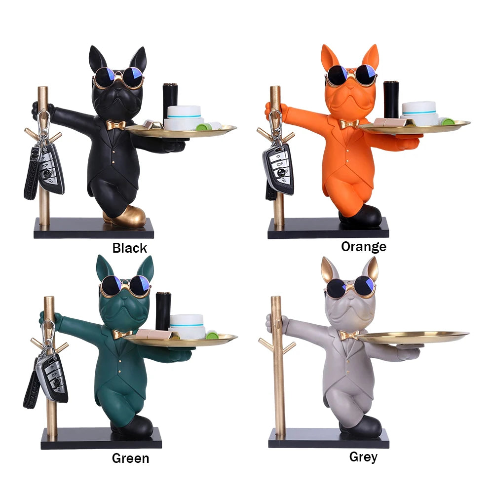 Dog Statue Coin Bank & Key/Snack Holder