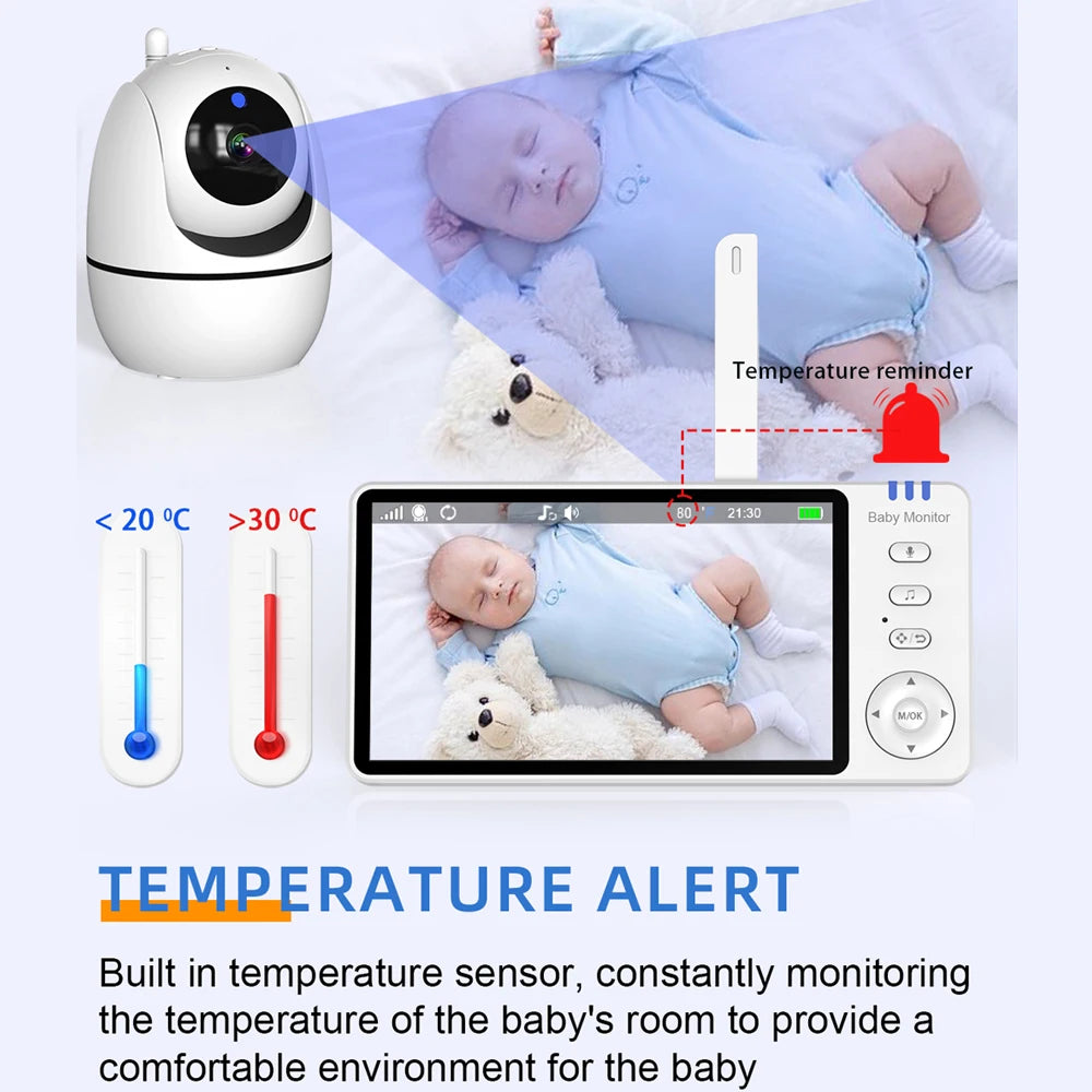 5.0" Wireless Video Baby Monitor