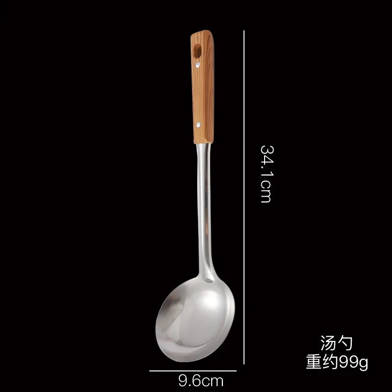 Thickened Stainless Steel Cooking Spatula Set