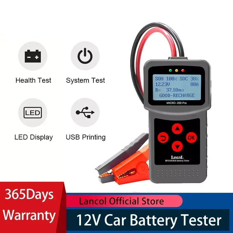 Mechanical Battery Capacity Tester for Garage & Workshop