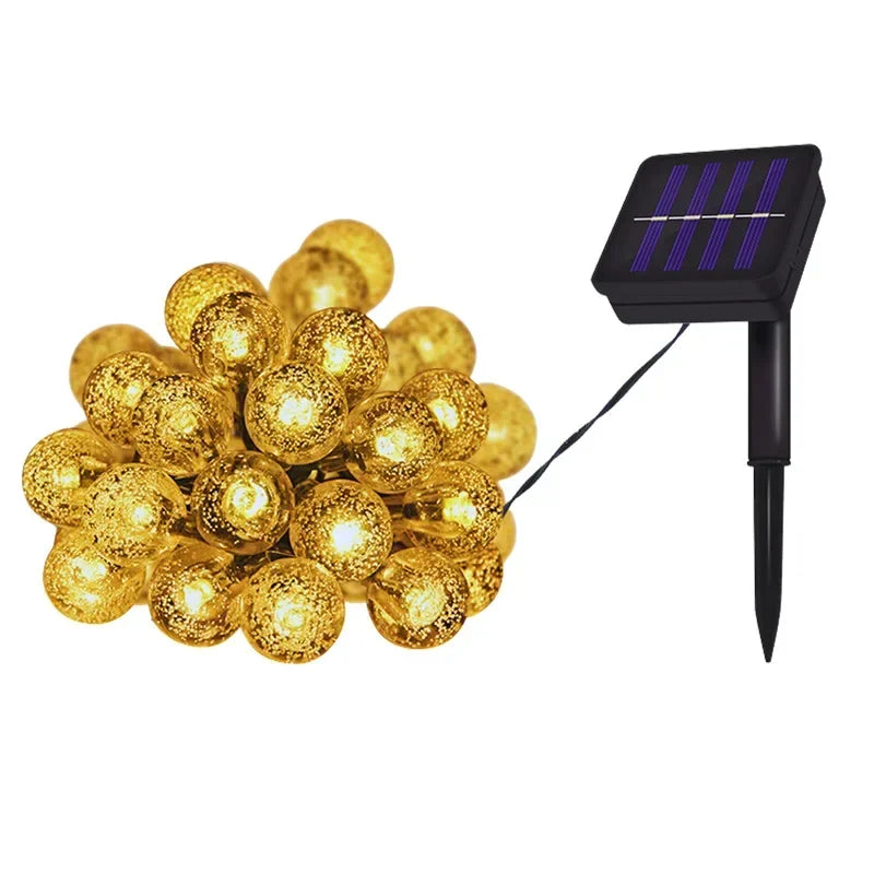 Solar Crystal Globe Fairy Lights