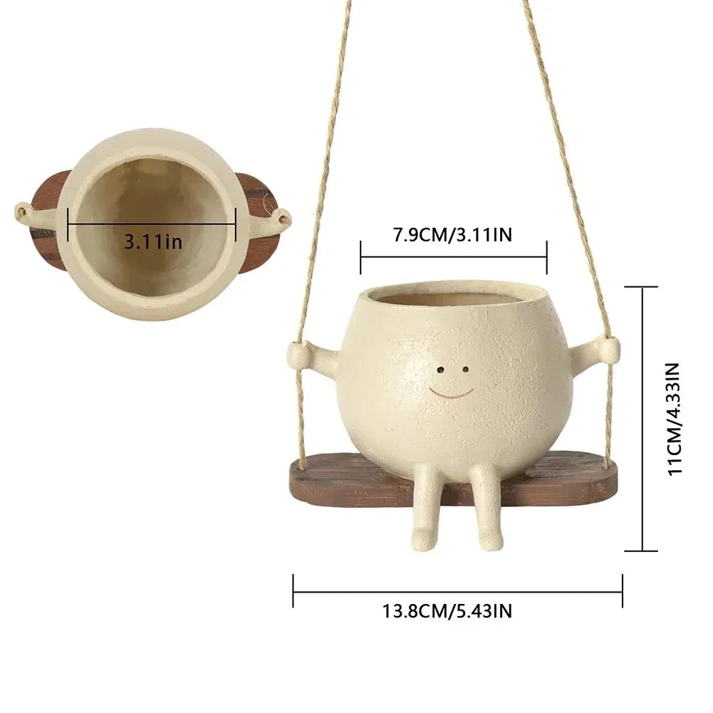 Creative Head Planter for Home & Garden Decor