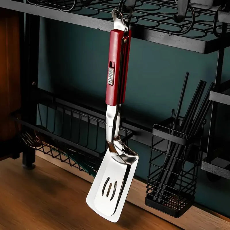 Stainless Steel Steak & Pancake Spatula Tongs