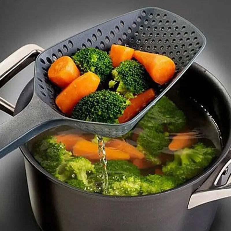 Strainer Spoon & Funnel – Portable Kitchen Cooking Tool