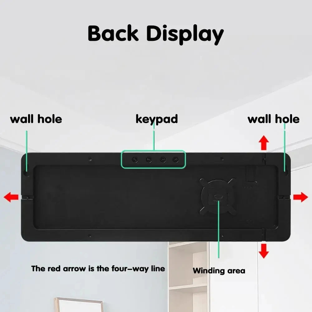 Large Digital Wall Clock
