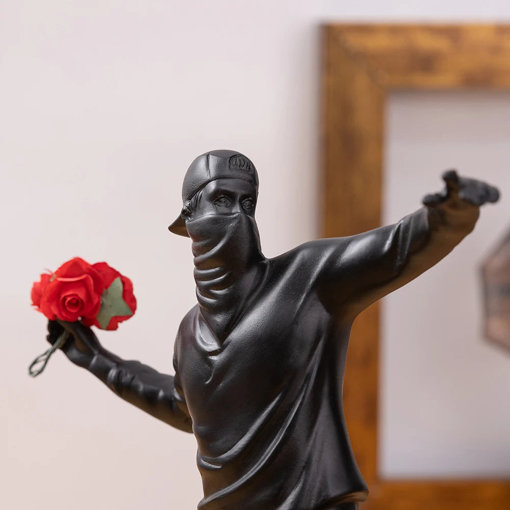 Flower Thrower Sculpture Figurine