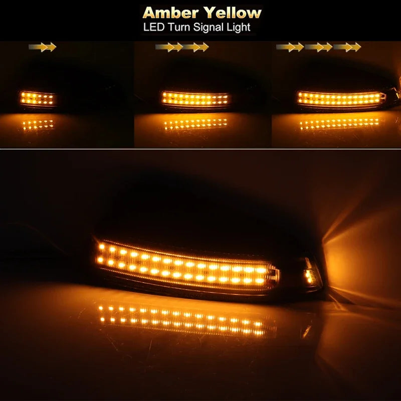 White LED Side Mirror Turn Signal Light