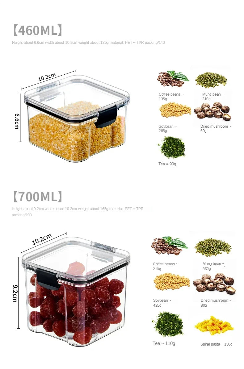 Large Capacity Sealed Kitchen Storage Container