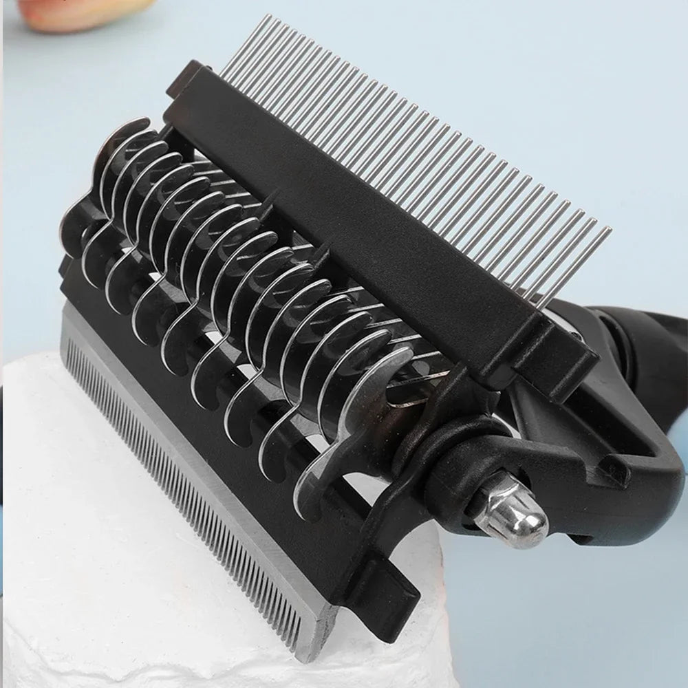 3-in-1 Pet Deshedding Brush