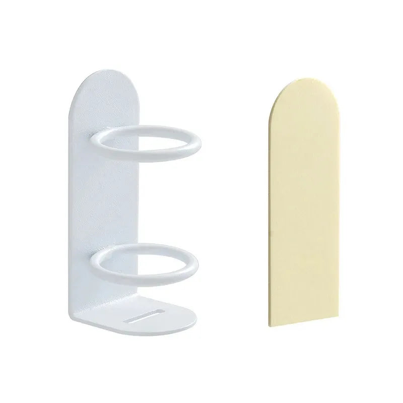 Wall-Mounted Punch-Free Toothbrush & Razor Holder