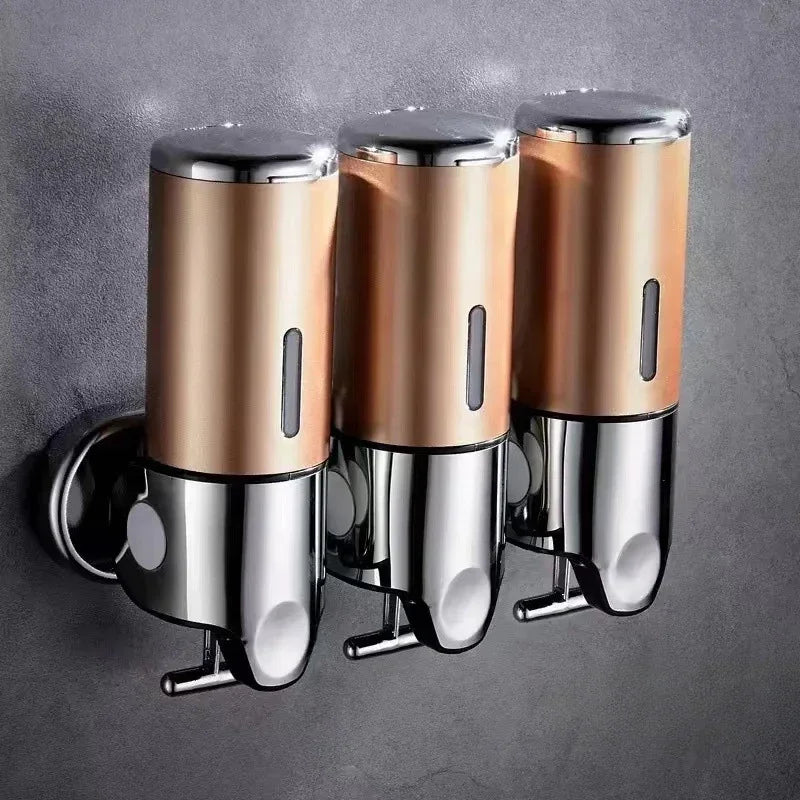 Wall-Mounted Soap & Shampoo Dispenser