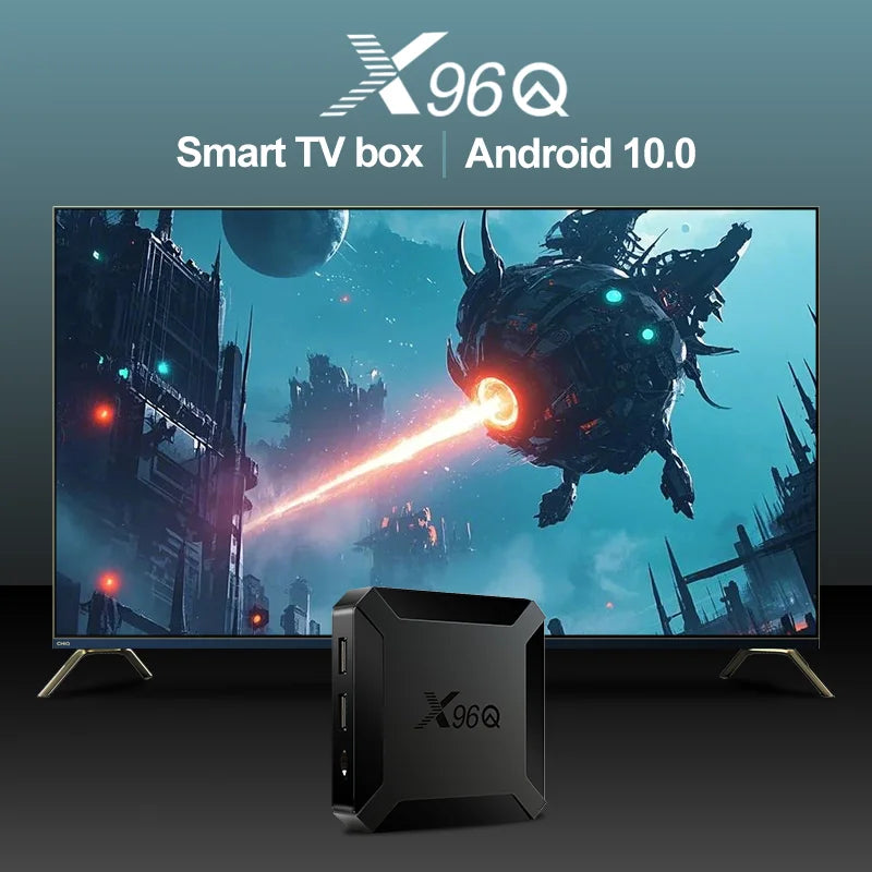 Hot X96Q Smart TV Box 4K Android 10 (2GB/16GB)
