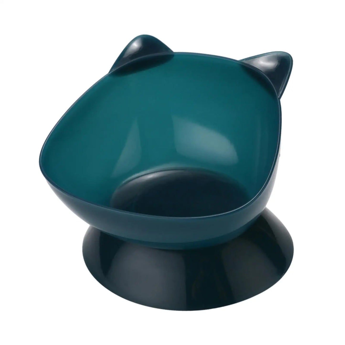 Tilted Water & Food Feeder Raised Pet Bowl