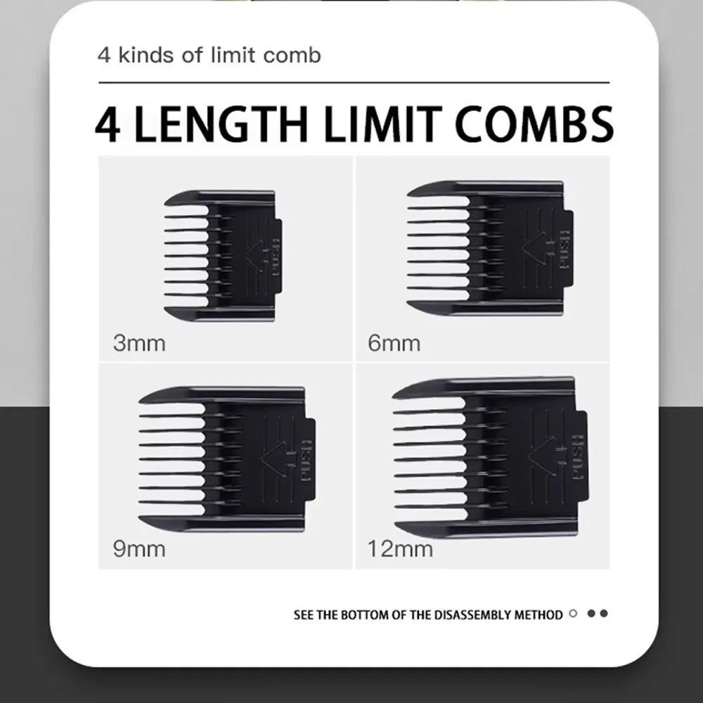 Professional Low-Noise Pet Hair Trimmer & Shaver Set