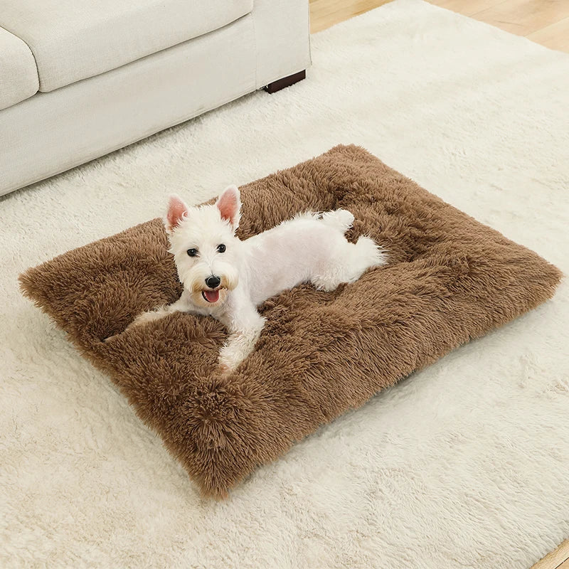 Soft Plush Dog & Cat Bed Basket