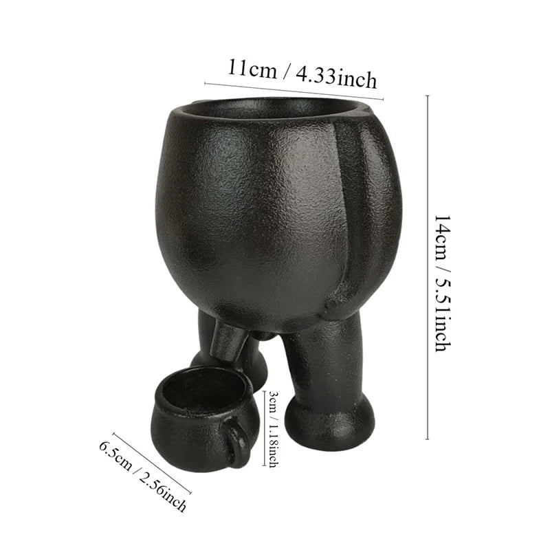 Desktop & Patio Flower Pot with Drainage