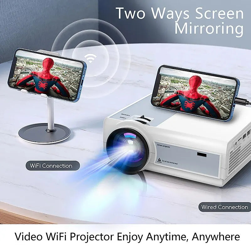 Global TFlag L36P Mini Projector 1080P 4K WiFi Portable