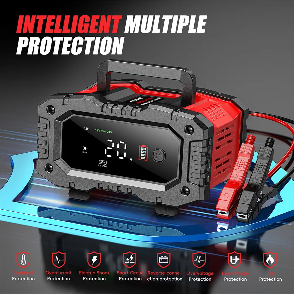 Battery Charger & Repair for AGM, LiFePO4, GEL & Lead-Acid