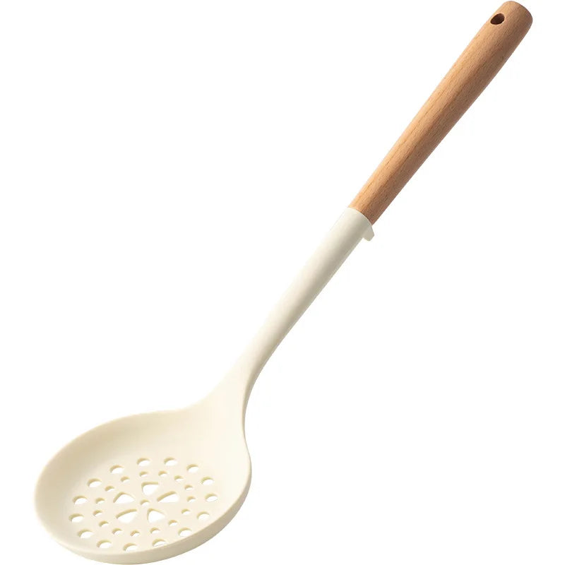 Wooden Handle Silicone Cooking Spatula