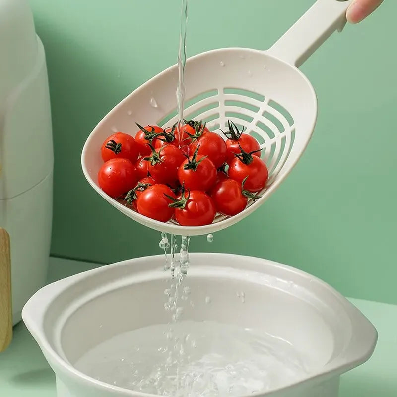 Long-Handle Kitchen Pasta Spoon & Funnel