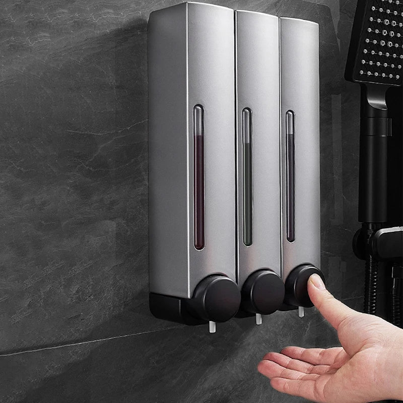 420ml Wall-Mounted Soap & Shampoo Dispenser