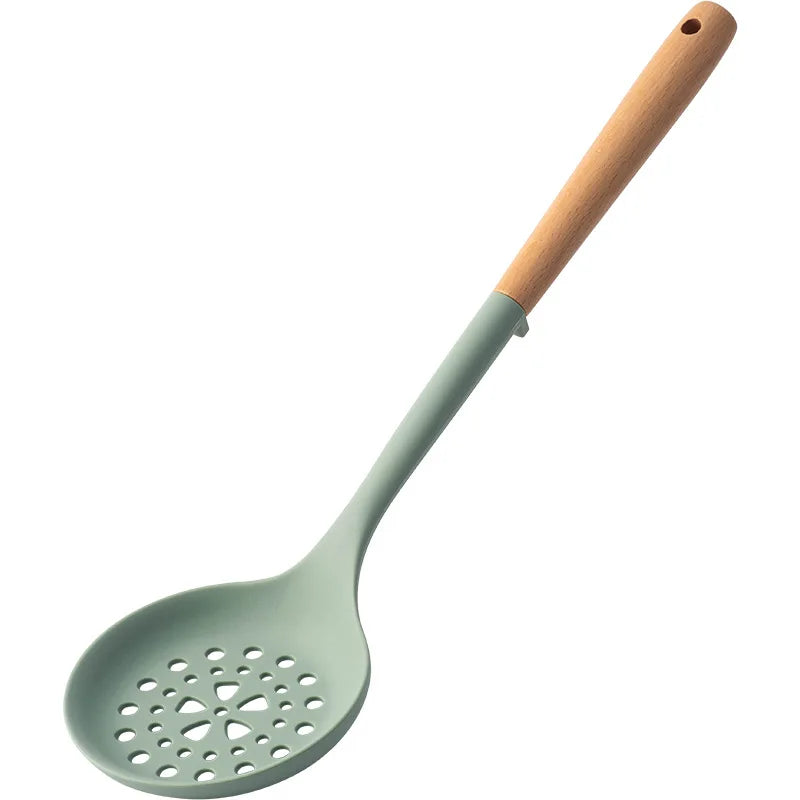 Wooden Handle Silicone Cooking Spatula