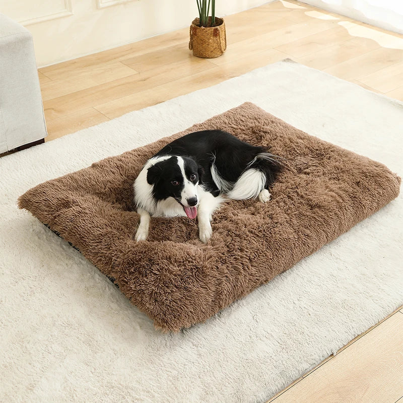 Soft Plush Dog & Cat Bed Basket