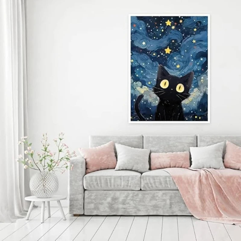 Hand-Paste Animal Landscape Art