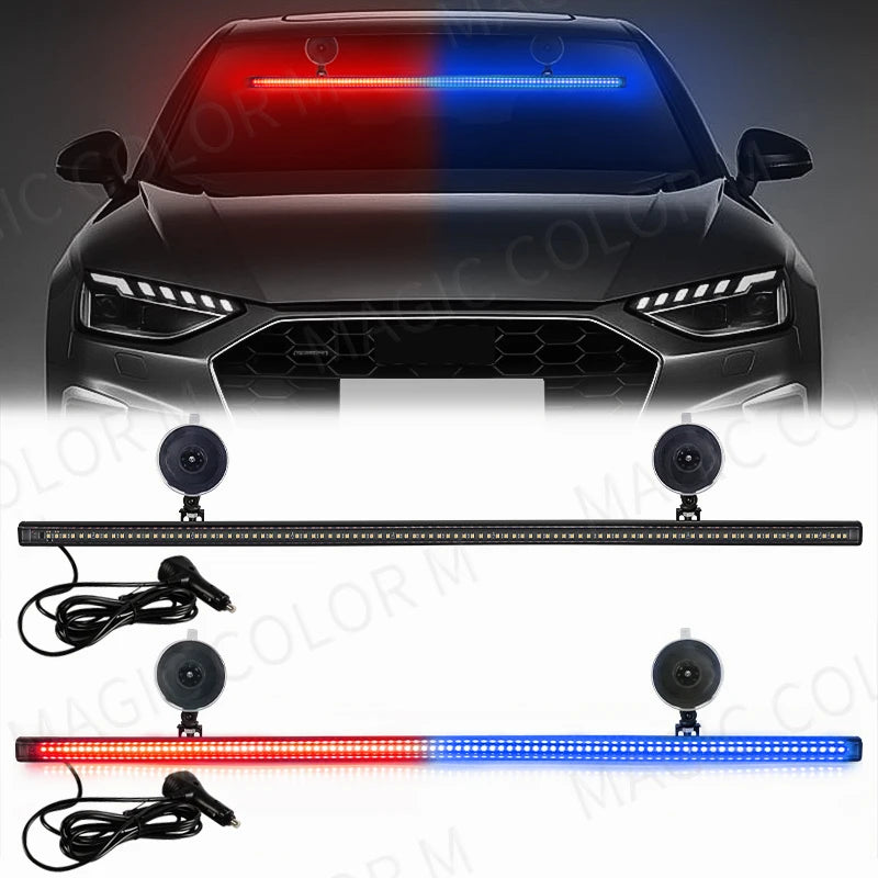 96 LED Strobe Warning Light Bar