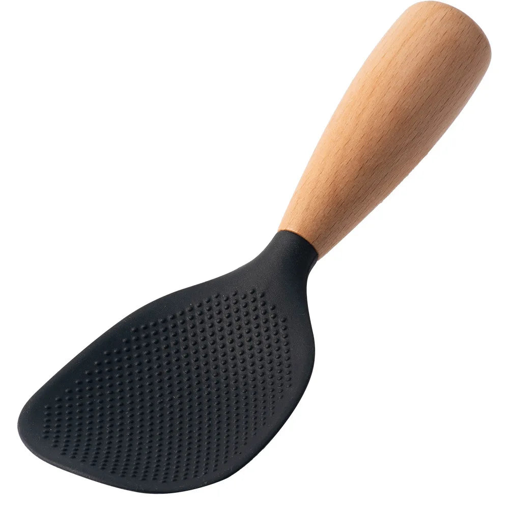 Wooden Handle Silicone Cooking Spatula