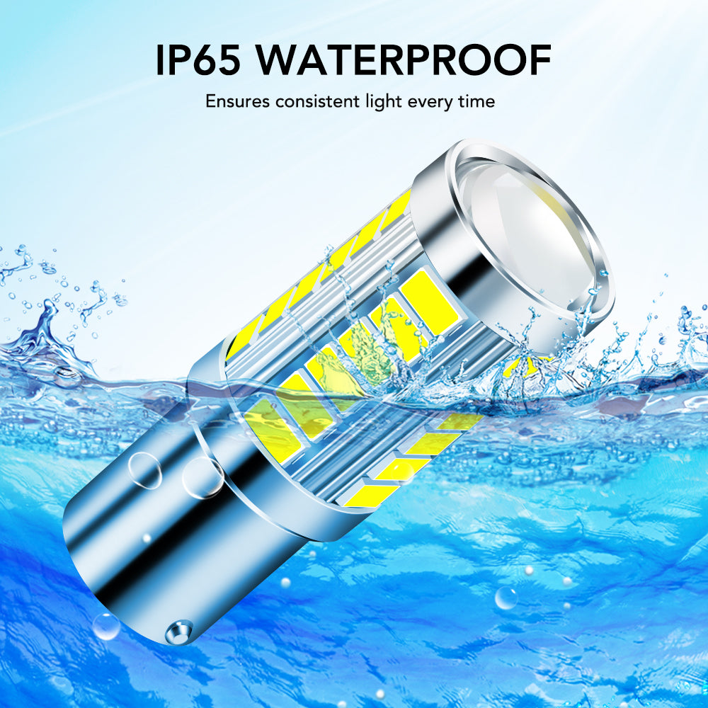 1PC BA15S P21W 1156 LED Reverse Light Bulb