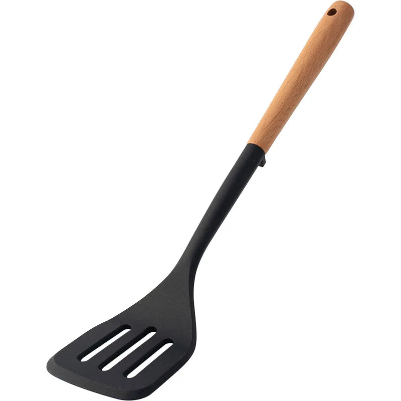 Wooden Handle Silicone Cooking Spatula