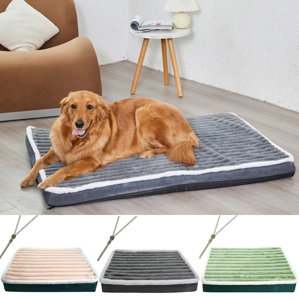 Removable Zipper Dog & Cat Bed Mat